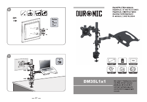 Hướng dẫn sử dụng Duronic DM35L1X1 Giá treo màn hình máy tính