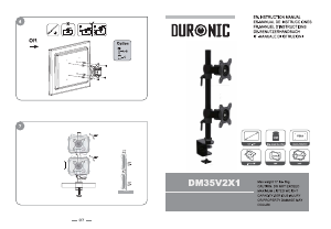 Εγχειρίδιο Duronic DM35V2X1 βραχιονας οθονης