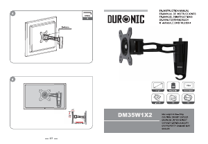Instrukcja Duronic DM35W1X2 Uchwyt monitora