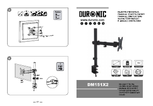 Käyttöohje Duronic DM151X2 Näyttöteline