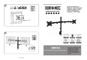 Прирачник Duronic DM152 Држач за екран