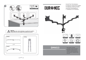 Прирачник Duronic DM453 Држач за екран