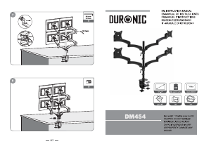 Instrukcja Duronic DM454 Uchwyt monitora