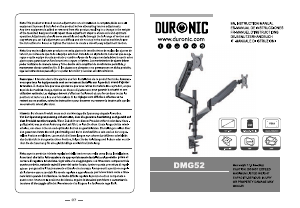 Käyttöohje Duronic DMG52 Näyttöteline