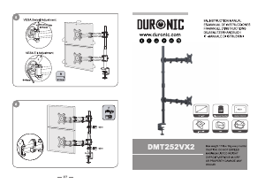 Návod Duronic DMT252VX2 Držiak monitora