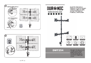 Прирачник Duronic DMT254 Држач за екран