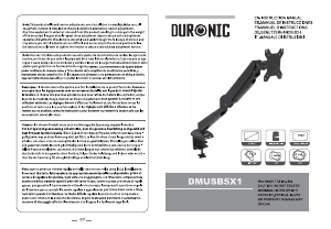Hướng dẫn sử dụng Duronic DMUSB5X1 Giá treo màn hình máy tính