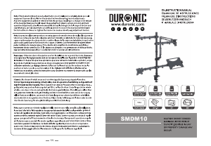 Hướng dẫn sử dụng Duronic SMDM10 Giá treo màn hình máy tính
