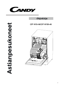 Käyttöohje Candy CDP 4810X-86 Astianpesukone