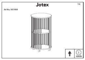 説明書 Jotex SUNMOR サイドテーブル