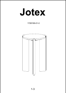 説明書 Jotex TILOU サイドテーブル