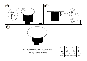 كتيب Jotex TAVIRA طاولة قهوة