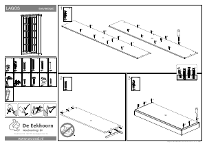 Handleiding Woood Lagos Vitrinekast