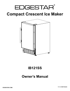 Bruksanvisning EdgeStar IB121SS Ismaskin