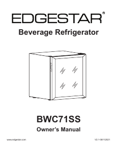 Bruksanvisning EdgeStar BWC71SS Kylskåp