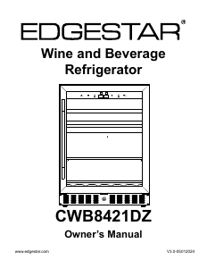 Bruksanvisning EdgeStar CWB8421DZ Kylskåp