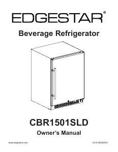 Bruksanvisning EdgeStar CBR1501SLD Kylskåp