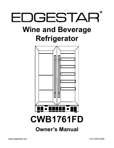 Bruksanvisning EdgeStar CWB1761FD Kylskåp
