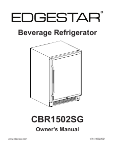 Bruksanvisning EdgeStar CWBV14253 Kylskåp