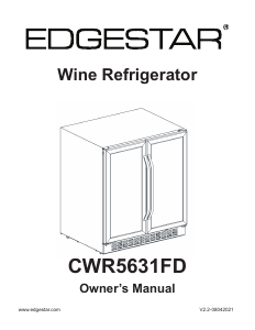 Bruksanvisning EdgeStar CWR5631FD Vinkyl