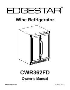 Bruksanvisning EdgeStar CWR362FD Vinkyl