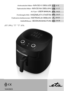 Instrukcja Eta Fritta 2168 90000 Frytkownica