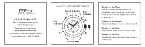 Handleiding Daniel Steiger Consulate Horloge