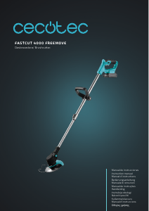 Manual Cecotec FastCut 4000 Freemove Brush Cutter