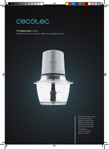 Bruksanvisning Cecotec TitanGlass 1000 Max Minihackare