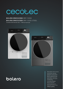 Manuale Cecotec Bolero DressCode Dry 10355 Asciugatrice