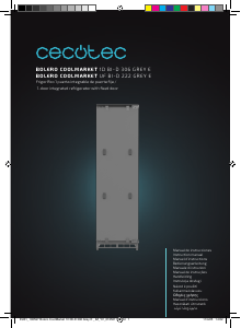 Manuale Cecotec Bolero CoolMarket UF BI-D 222 GREY E Congelatore