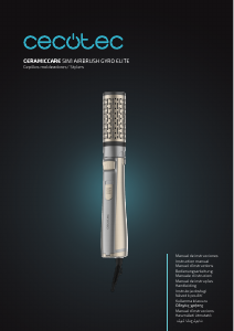 كتيب Cecotec CeramicCare 5in1 AirBrush Gyro Elite مصفف الشعر