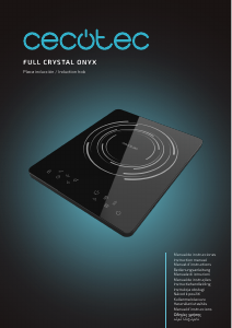 Manuale Cecotec Full Crystal Onyx Heat Piano cottura
