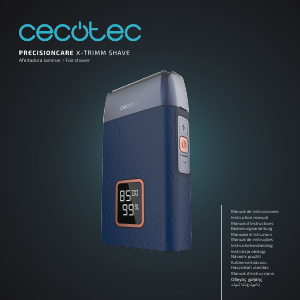 Használati útmutató Cecotec PrecisionCare X-Trimm Shave Borotva