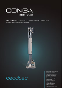 Manuale Cecotec RZ90 AI AquaPet Flex Connected Aspirapolvere