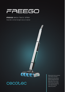 Manuál Cecotec FreeGo Wash Twice Spray X-Treme Vysavač