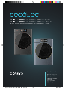 Mode d’emploi Cecotec Bolero Wash&Dry 106950 Autodose Inverter 3D Steel Lave-linge séchant