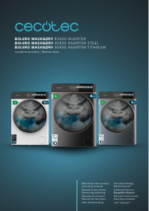 Manuál Cecotec Bolero Wash&Dry 85900 Inverter Pračka se sušičkou