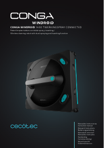 Bedienungsanleitung Cecotec Conga Windroid 1490 TwerkingSpray Connected Fensterreiniger
