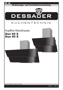 Bedienungsanleitung Dessauer Duo 90 S Dunstabzugshaube