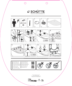 Mode d’emploi Schütte 82600 White Abattant WC