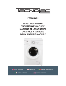 Mode d’emploi Tecnolec FT580DWH Lave-linge