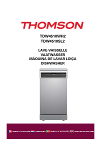 Mode d’emploi Thomson TDW 4510 SL2 Lave-vaisselle