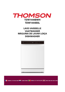 Mode d’emploi Thomson TDW 1444 BWH Lave-vaisselle