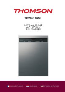 Mode d’emploi Thomson TDW 4316 SL Lave-vaisselle