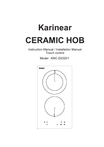 Manual Karinear KNC-D23201 Hob