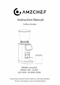 Bedienungsanleitung Amzchef CG209 Kaffeemühle