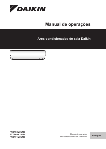 Manual Daikin FTXP20M5V1B Ar condicionado
