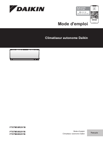 Mode d’emploi Daikin FTXTM30S2V1B Climatiseur