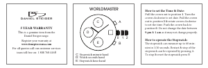 Handleiding Daniel Steiger Worldmaster Horloge